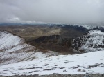 Vistas desde Chacaltaya en Bolivia