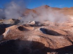 Geiseres Sol de Mañana en el desierto de Bolivia