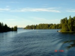 Sailing on Savonlinna lake