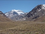 Vista del Aconcagua
montaña Aconcagua Mendoza