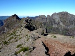 Inicio de la ruta de los dos Picos de Madeira