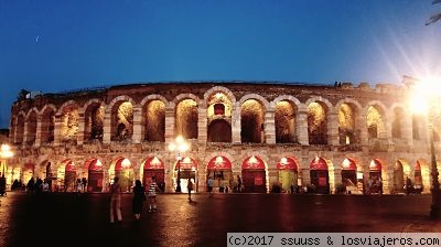 Arena de Verona
Anfiteatro Arena. Situado en la Piazza Bra de Verona
