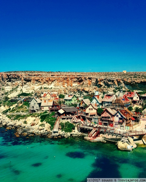 Anchor Bay y Popeye Village
Vistas de Anchor Bay y Popeye Village en el norte de Malta

