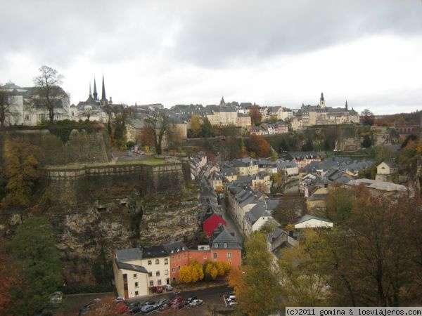 Las casitas
Vista de la ciudad de luxemburgo, donde todas las casitas eran casi iguales.
