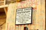 CARTEL DE BIENVENIDA A ALCATRAZ