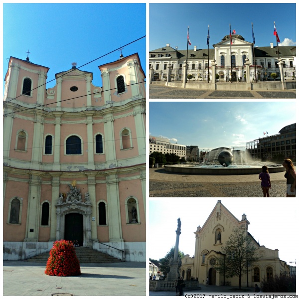 Palacio Grassalkovich con su fuente del planeta de la paz
Los alrededores del Palacio
