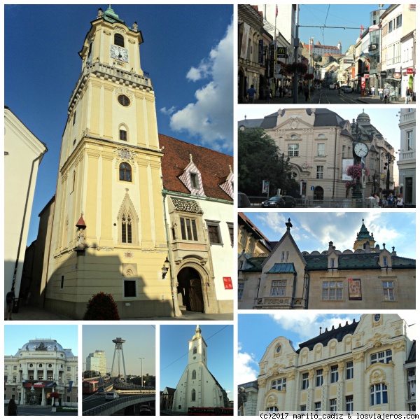 Edificios de Bratislava
Catedral de san Martin, Puente invertido
