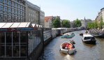 Fiesta en los canales de Amsterdam.
Fiesta, Amsterdam, canales