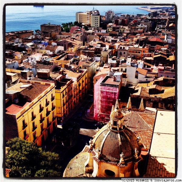 Tarragona, desde la Catedral
Vistas desde las alturas de la Catedral de Tarragona.
