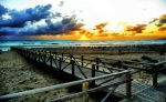 Tarifa - Playa at dusk