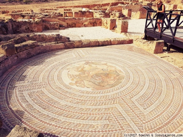 Mosaico en Paphos
Parque arqueologico Kato Paphos
