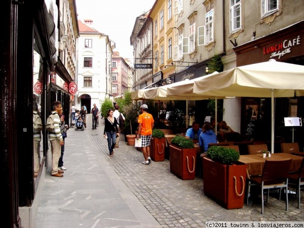 Calle tipica
Calle estrecha. Ljubljana
