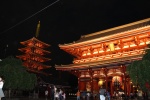 Templo Sensoji
Templo, Sensoji, Dentro, Asakusa, barrio, templo, pagoda, iluminados, noche