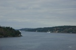 Islas a la salida del puerto de Estocolmo.