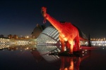 Dinosaur in the City of Arts and Sciences