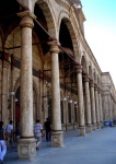 Columnas y patio interior de la Mezquita Muhamad Alí