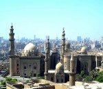 La Mezquita del Sultán Hassan y Vista de Egipto