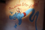 El genio de Aladdin y Abú el mono de Aladdin
Paris, Francia, Disneyland, Disney