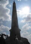 Fuente y Obelisco en la Plaza del Popolo