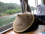 Taking a nap on the ride down the river Li