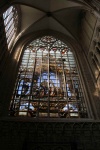 Vidriera en la Catedral de Bruselas