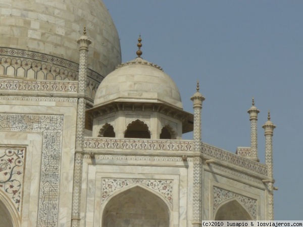 detalle Taj Mahal
505 detalle de una de las cupulas del Taj Mahal, Agra
