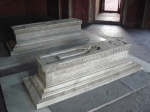 dentro de  la tumba de Humayun