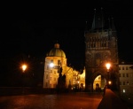 Puente de Carlos a la noche
praga, puente, carlos,