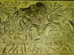 detail of the engravings of Angkor Wat