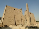 entrada al templo de Luxor