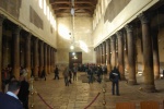 interior de la iglesia de la Natividad, en Bethelem (belén)