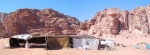 haima of a family in the desert of Wadi Rum