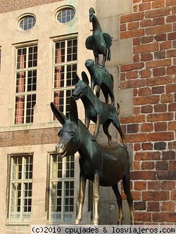 Los musicos de Bremen (Bremen)
Estatua dedicada a los famosos 