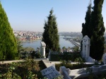 Vistas de Estambul desde el cementerio de Eyup