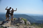 Mountain peak in Ovcar Banja, Serbia