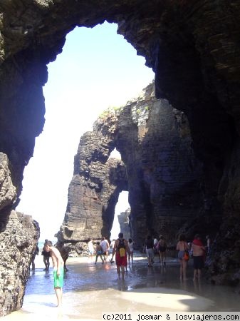 Arcos en Playa de las Catedrales (Lugo)
Conjunto de arcos producto de la erosión en Playa de las Catedrales
