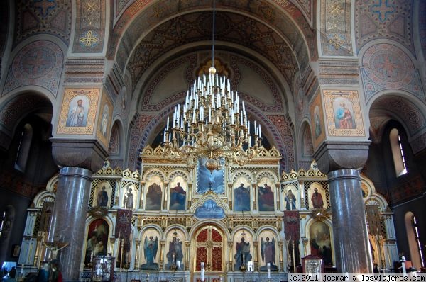 Catedral Ortodoxa. Helsinki
Iconografía y decoración interior en la Catedral Uspenski

