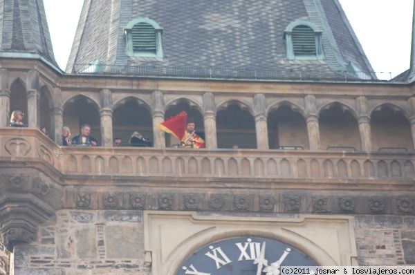 Torre Reloj Trompetista
Saludo del trompetista al público que acude a ver el espectáculo del reloj
