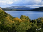 Panoramic view of the Lake of Sanabria (Zamora)