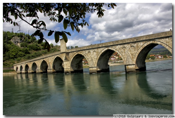 Un puente sobre el Drina
Bellísimo puente en Visegrad
