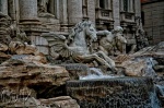 Detalle de la Fontana de Trevi