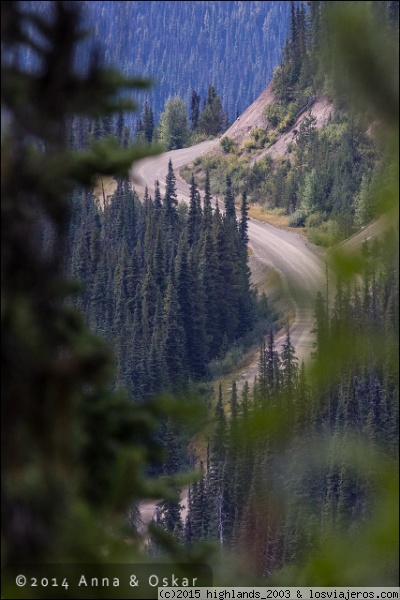 The hill, Bella Coola Valley (British Columbia, Canadá)
Tramo de carretera que une el valle de Bella Coola con Anahim Lake, (British Columbia, Canadá)
