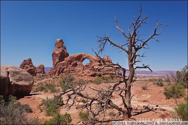 Turret Arch - Arches National Park
Esta formación se encuentra en lo que se denomina Windows Section.
