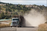 Camión de transporte de troncos, Hanceville, British Columbia (Canadá)