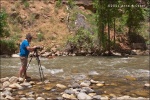 Oskar en Zion National Park