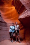 Anna & Oskar en Antelope Slot Canyon