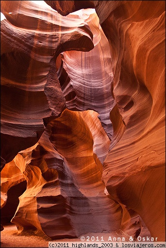 Antelope Slot Canyon
Para cada sitio que miras, encuentras formas increibles.
