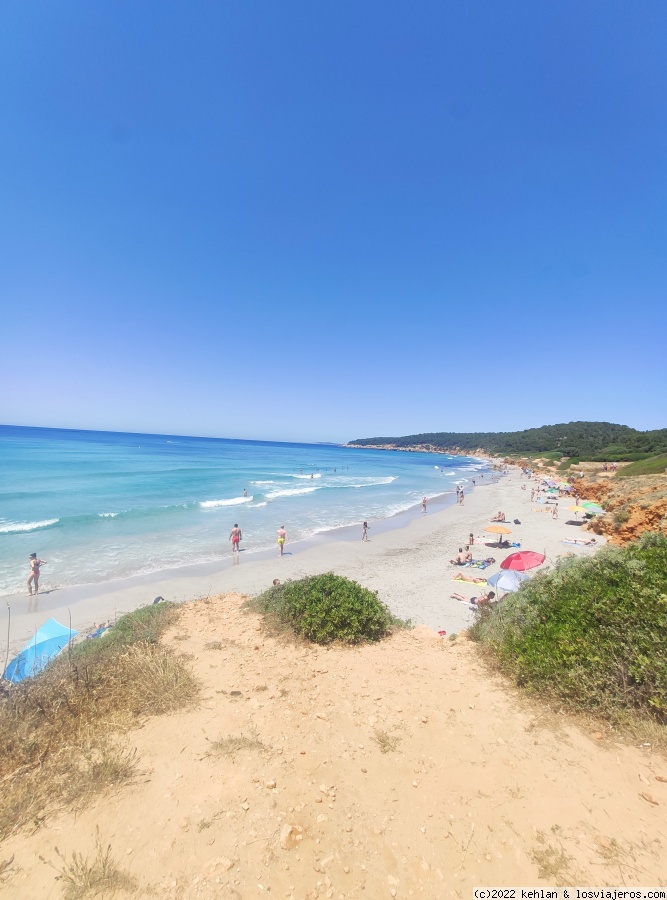 Menorca low cost en coche (4 días) - Blogs de España - 2o día: Cala Turqueta, Cala Escorxada, Cala en Brut, Sa posta de sol (2)