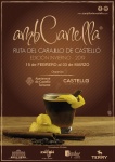 Cartel 1ª Ruta del Carajillo en Castellón de la Plana