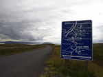Señal de tráfico en Islandia